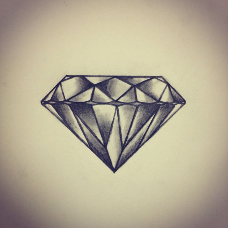 Black-n-Grey-Diamond-Tattoo-Design