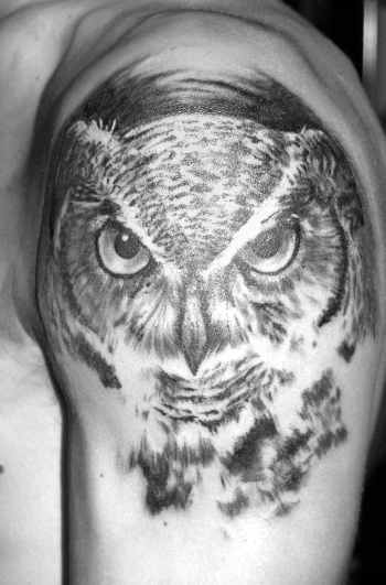 gufo tattoo simbolo