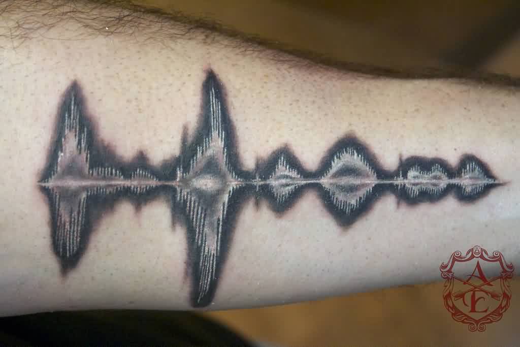 inverted-sound-wave-tattoo