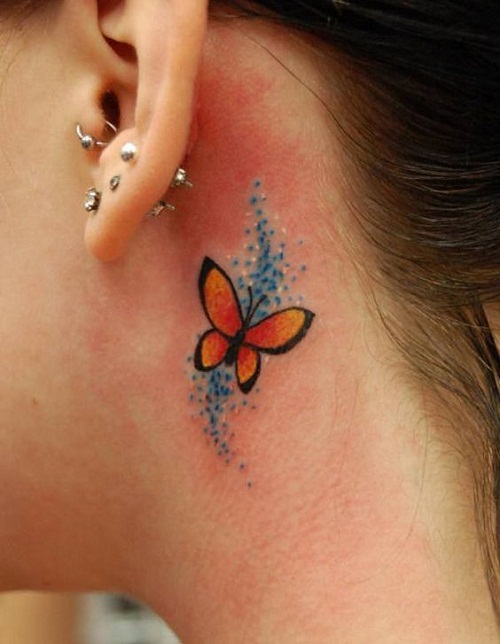 orange-butterfly-tattoo-with-blue-sparkles