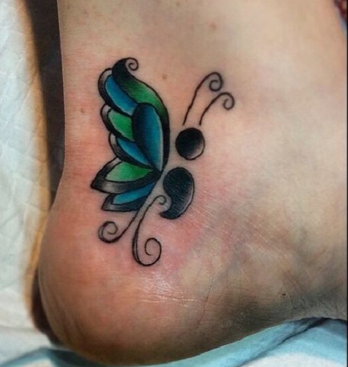 pretty-green-butterfly-tattoo