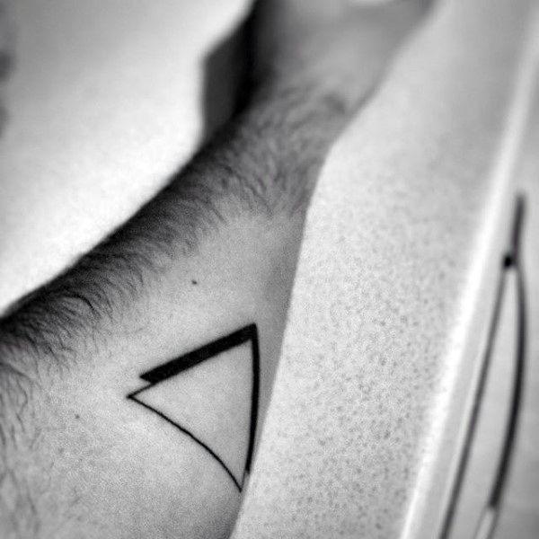 simple-triangle-tattoo-on-arms-for-men