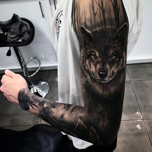 mens-white-wolf-tattoo