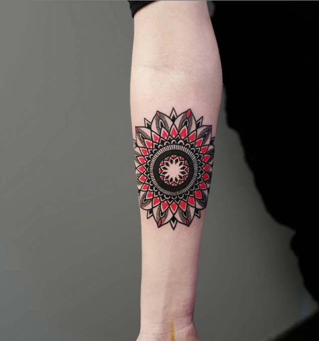 Mandala-forearm-tattoo