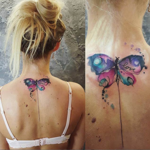 Watercolor-butterfly-tattoo-design