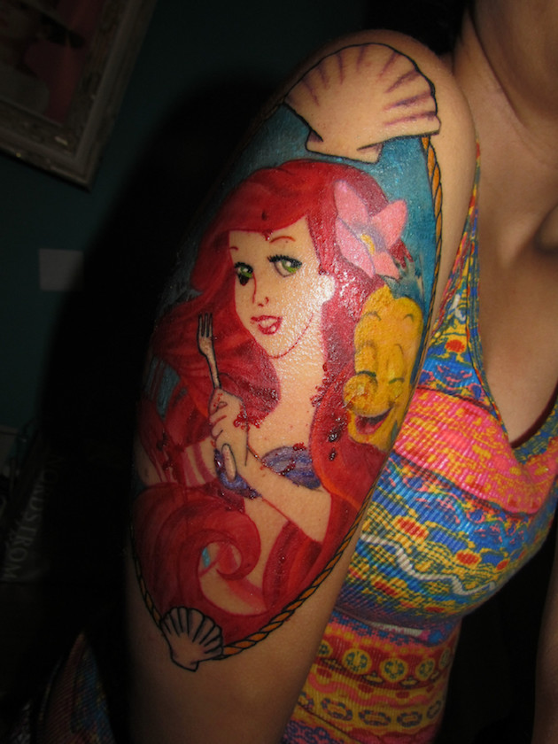ariel-funny-little-mermaid-tattoo