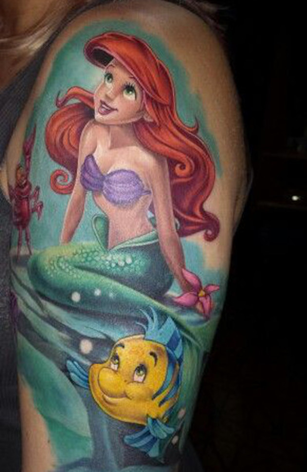 ariel-little-mermaid-tattoos2