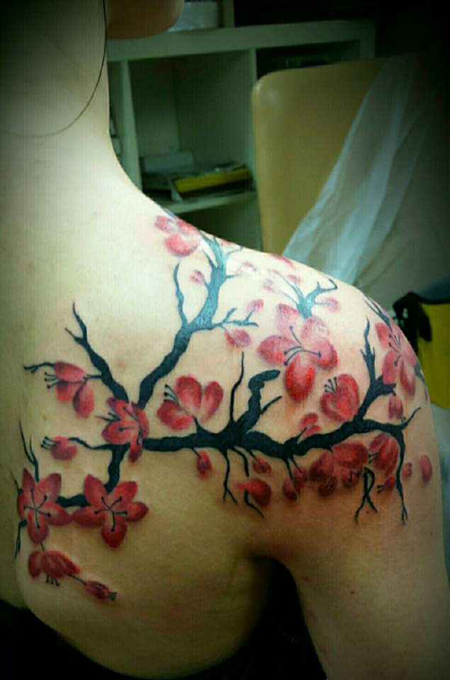 50 tatuaggi con il fiore di ciliegio e i loro significati 50 tatuaggi con il fiore di ciliegio e i loro significati