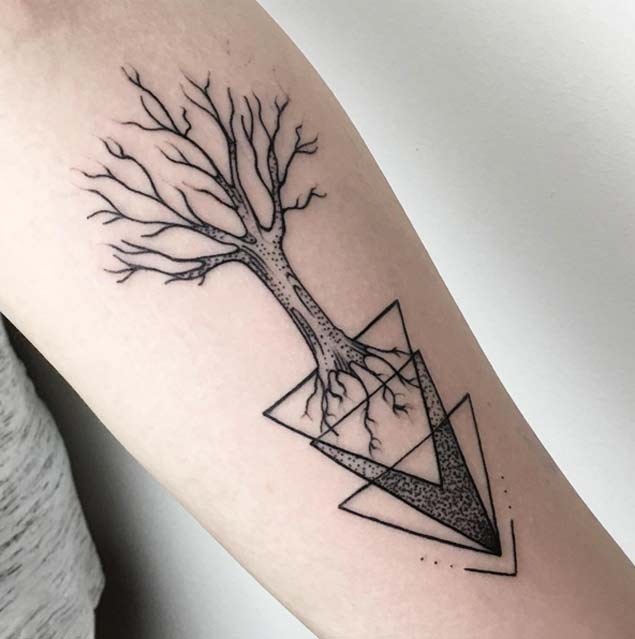 geometric-tree-tattoo