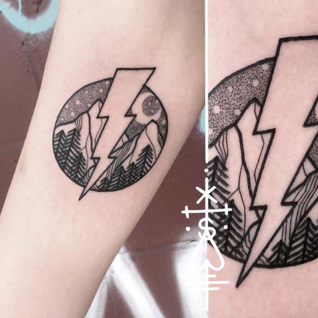 lightning-bolt-tattoo