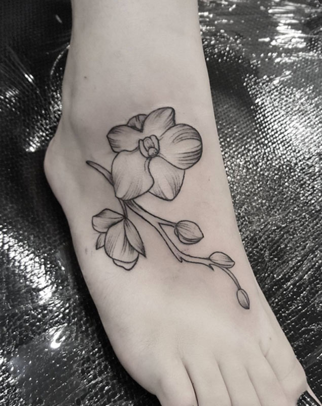 orchid-tattoo