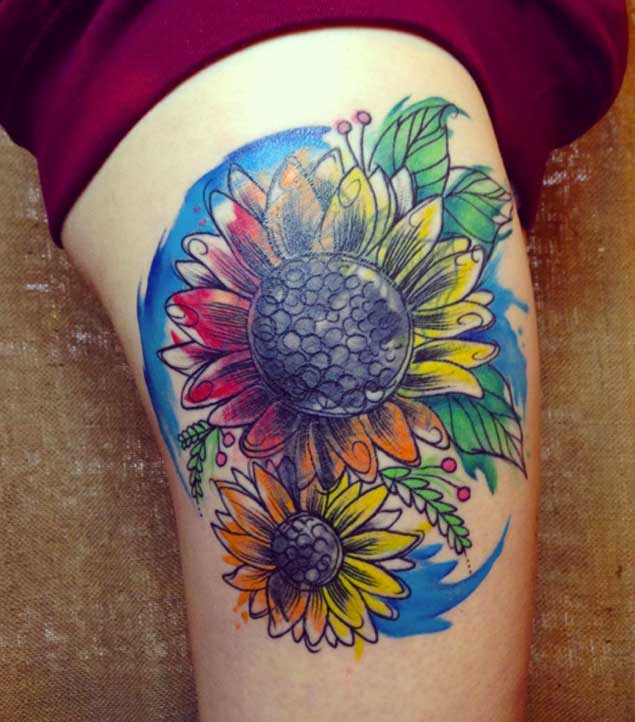 sunflower-tattoo-design-10