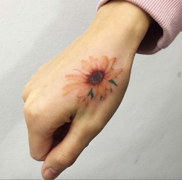 sunflower-tattoo