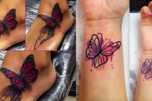 tatuaggi farfalle