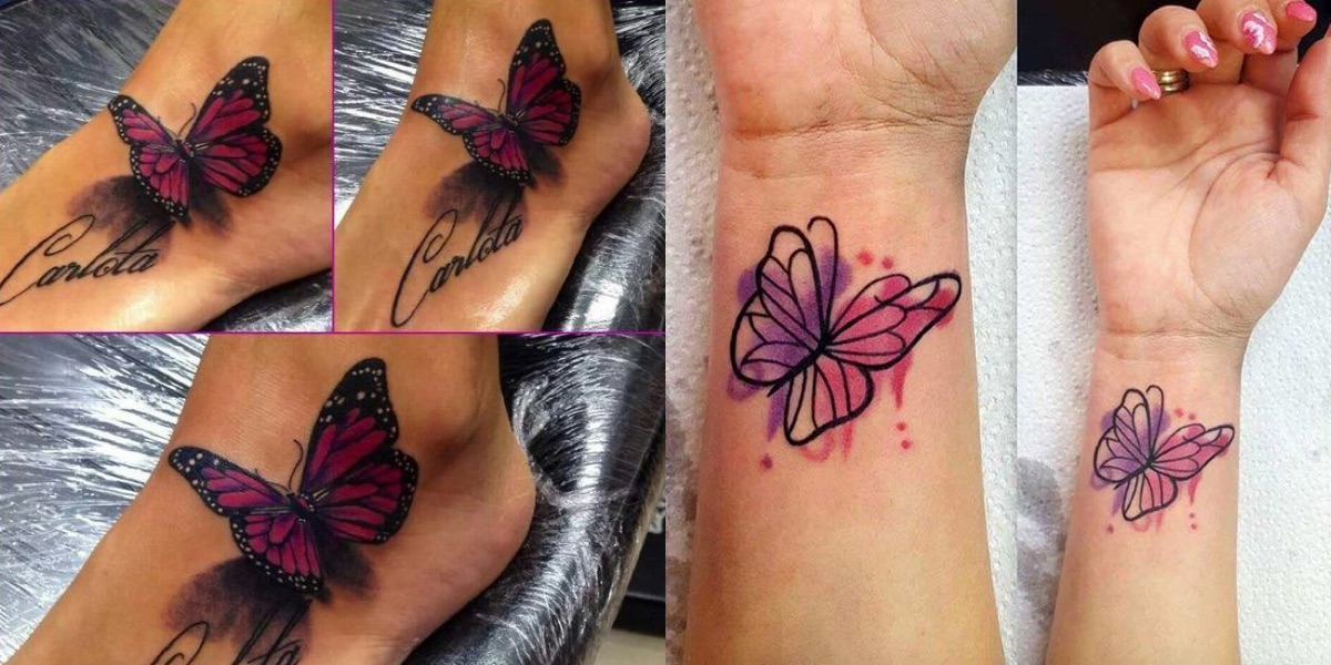 tatuaggi farfalle