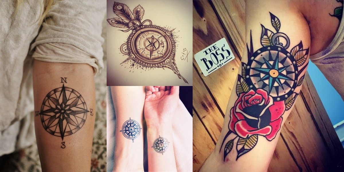 tatuaggi di bussole