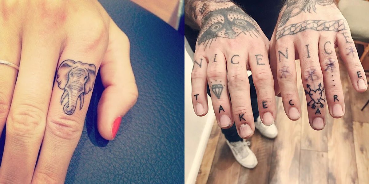 tatuaggi dita della mano