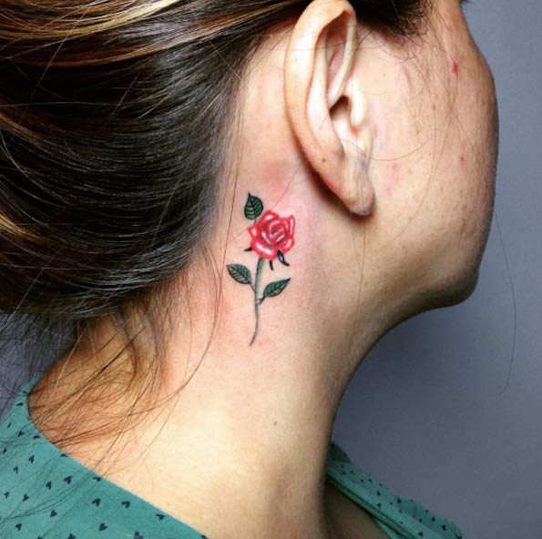 Tiny Rose Tattoo Tatuaggistyle It