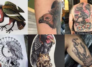 Tatuaggio avvoltoio
