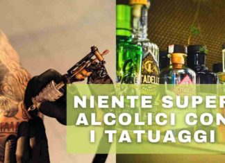 tatuaggi alcol