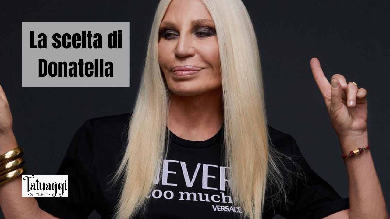 Donatella Versace copertina 