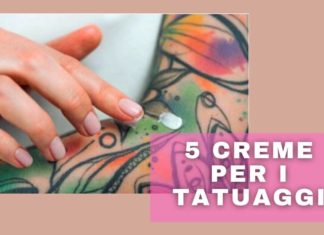 crema tatuaggi