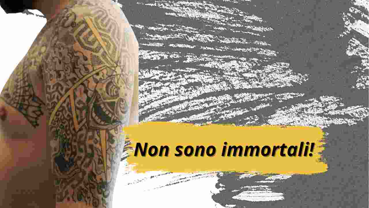 non sono immortali i tatuaggi