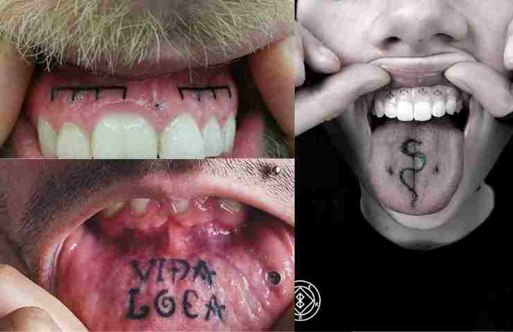 tatuaggi interno bocca