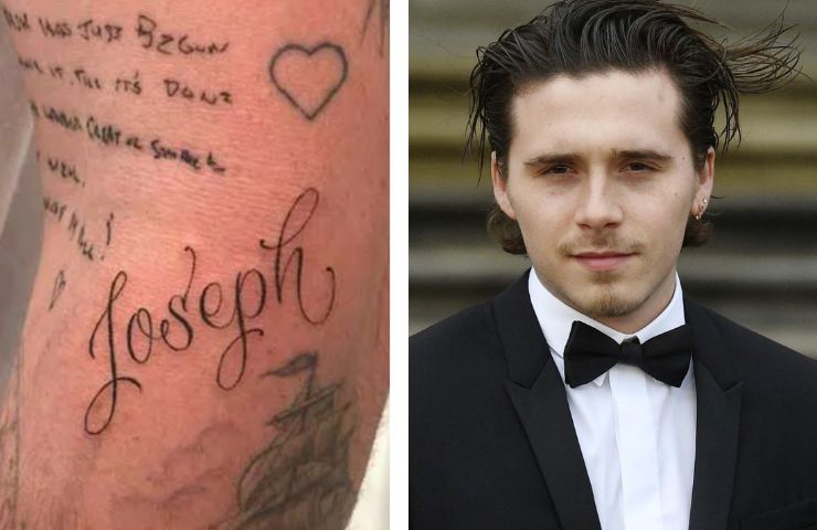 Brooklyn Beckham tatuaggio