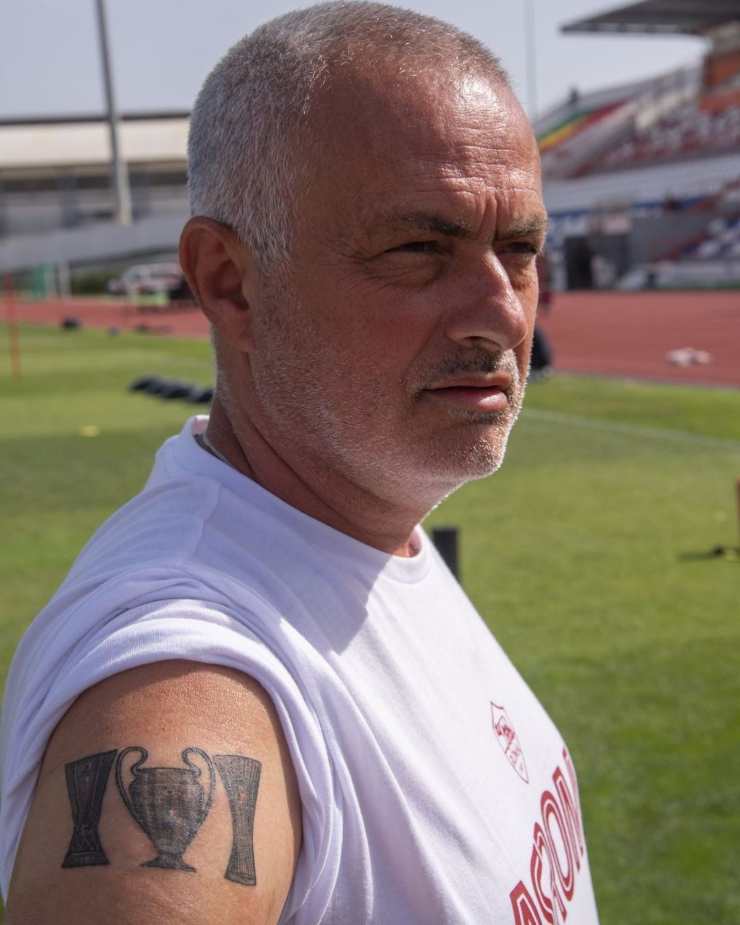 José Mourinho tatuaggio