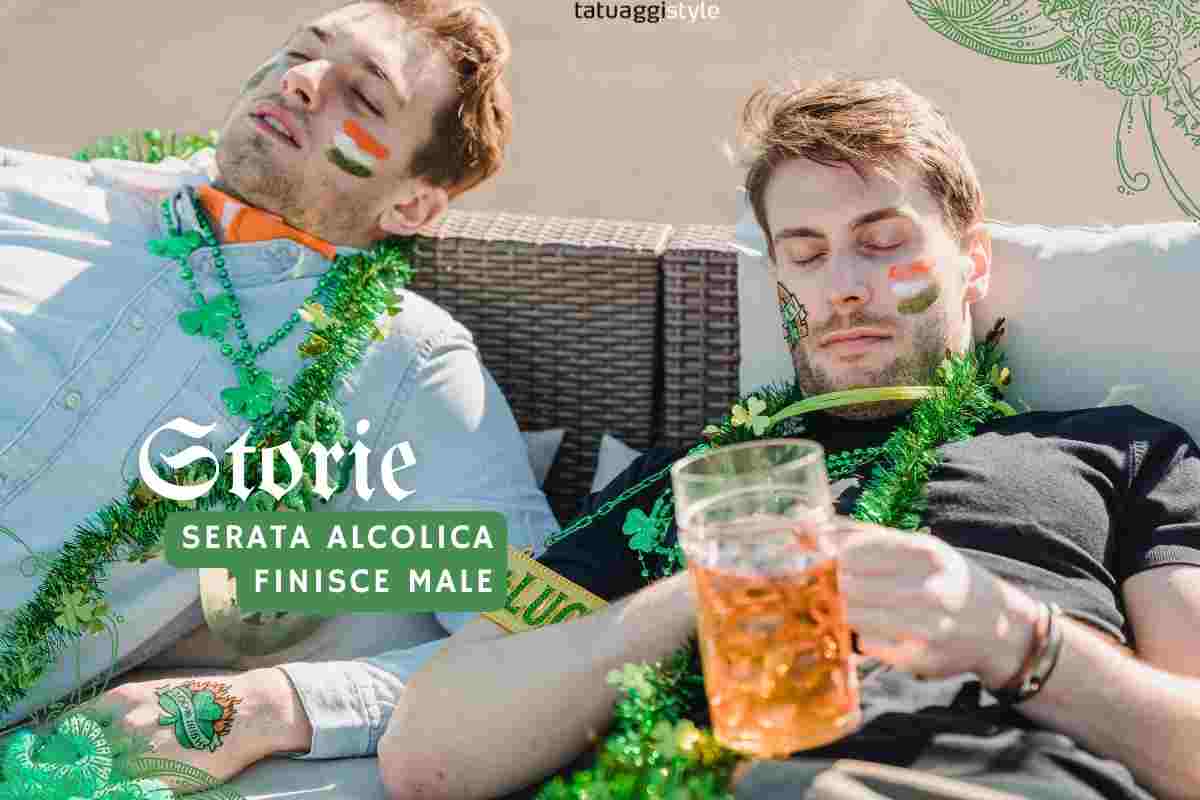 serata alcolica finisce male