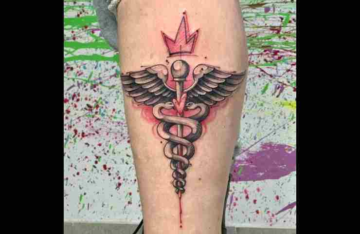 tatuaggio caduceo