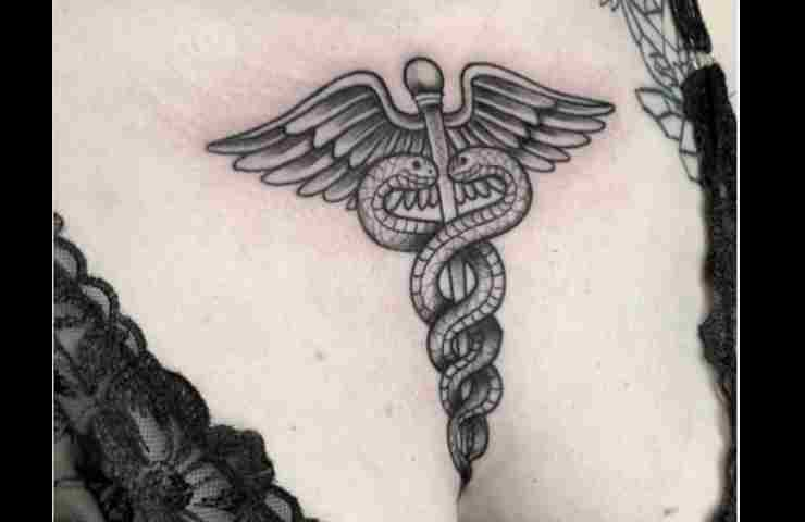 tatuaggio caduceo