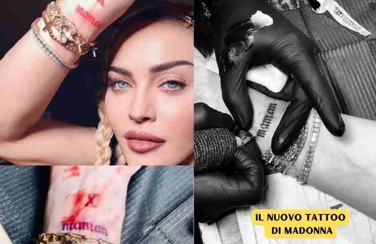 madonna nuovo tattoo