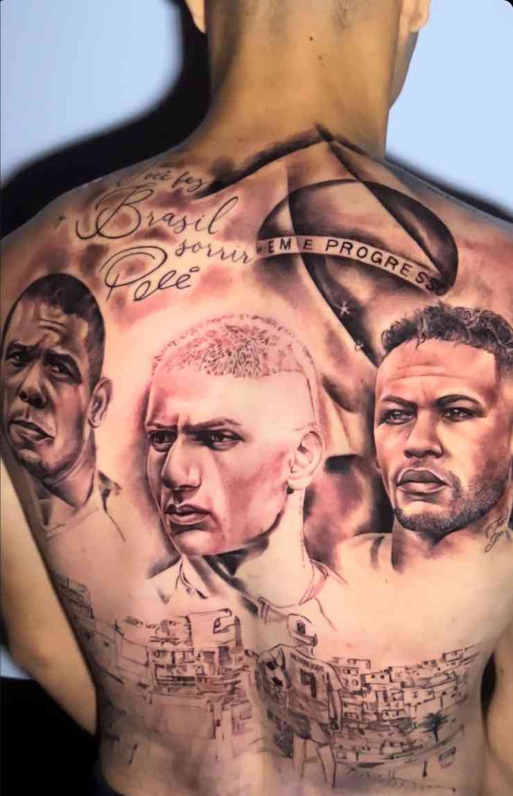 tatuaggio omaggio Neymar 