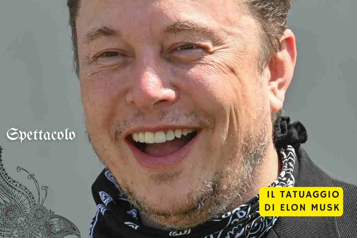 Elon Musk tatuaggio
