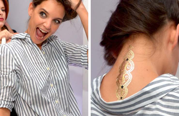 Katie Holmes tatuaggio