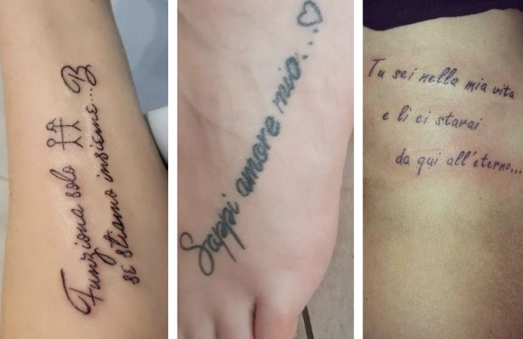 tatuaggi dedica a cantante italiano