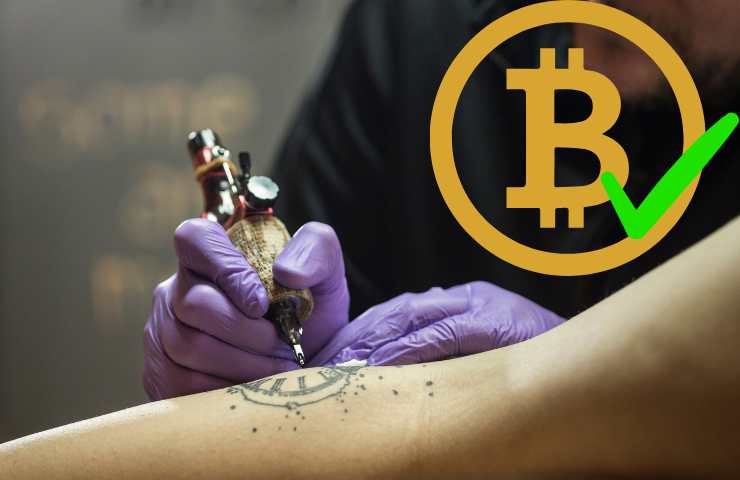 Bitcoin tatuaggi