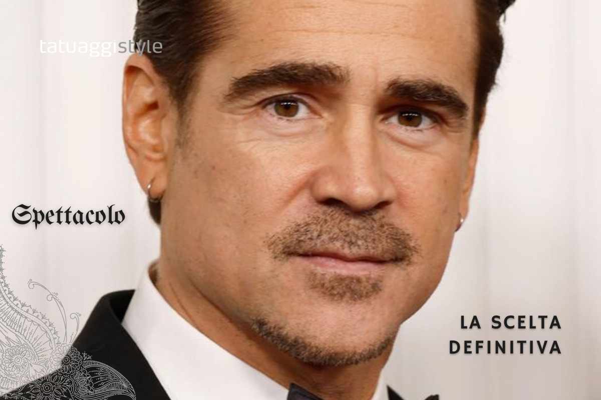 Colin Farrell rimozione body art