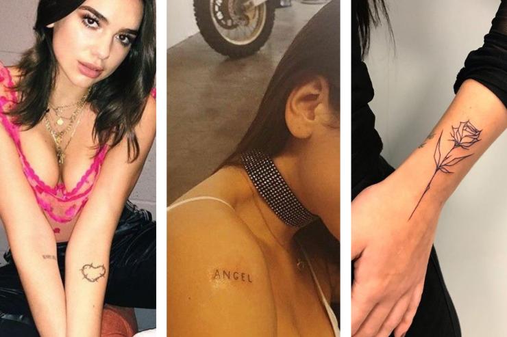 Dua Lipa tatuaggi