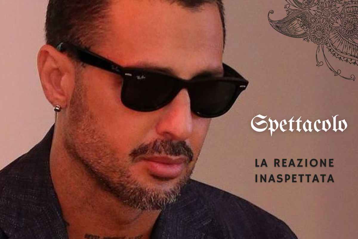 Fabrizio Corona reazione inaspettata