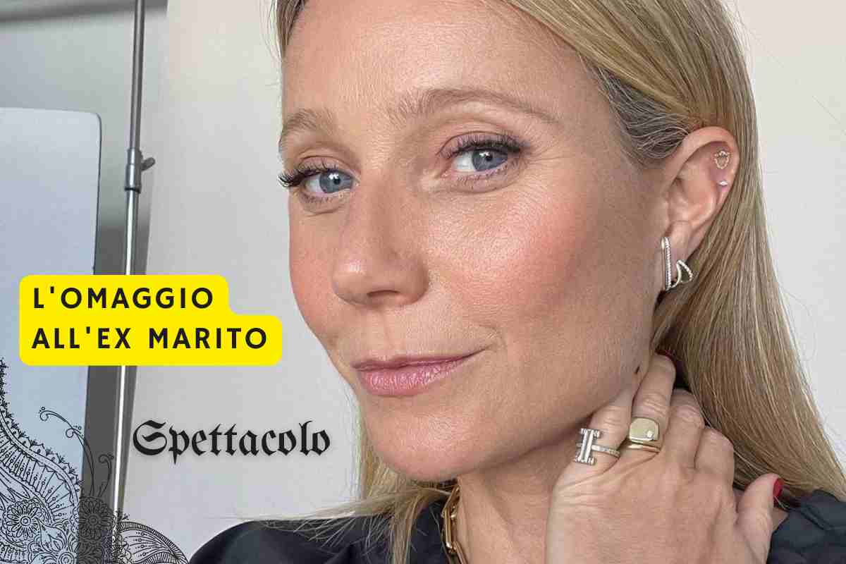 Gwyneth Paltrow tributo a ex marito 