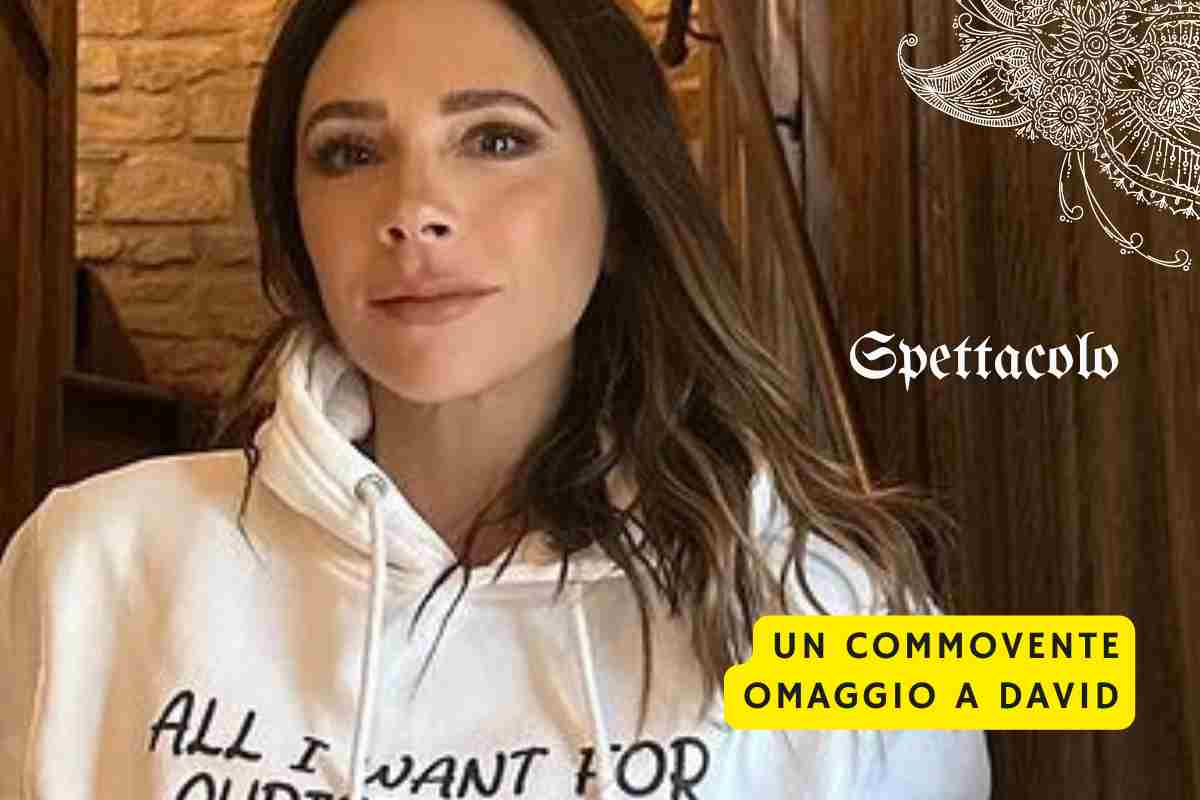 Victoria Beckham omaggio a David