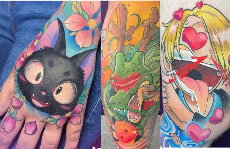 Tatuaggi anime giapponesi