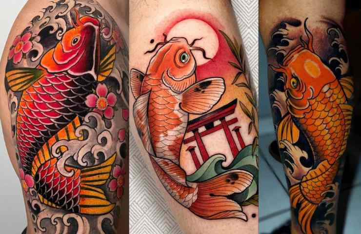 Tatuaggio carpa giapponese