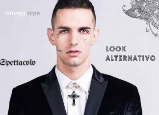 Achille Lauro in denim