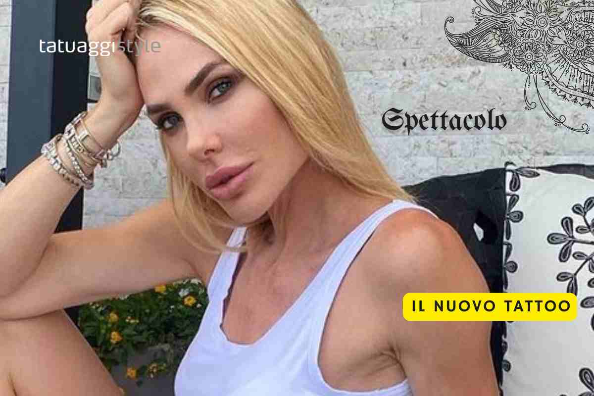 Ilary Blasi nuovo tatuaggio