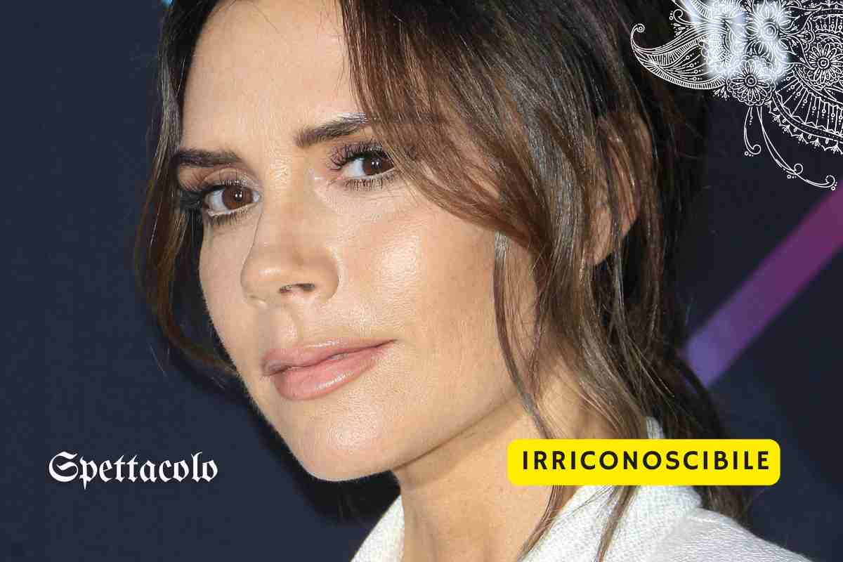 Victoria Beckham piercing al labbro