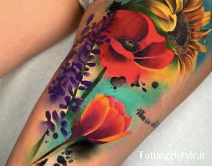 fiori tattoo